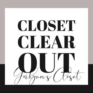 CLOSET CLEAR OUT 🛍🛍